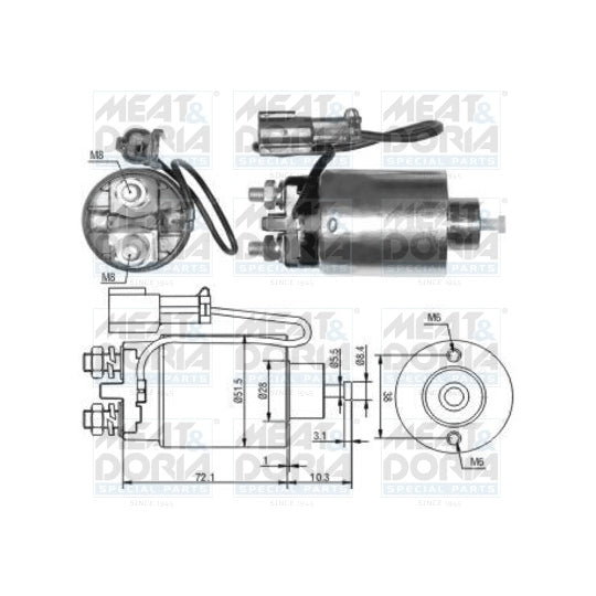 46125 Solenoid Switch, starter