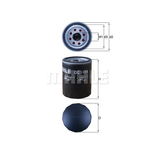 OC 1414 Oil filter