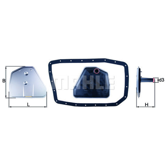 HX 162D Hydraulic Filter, automatic transmission