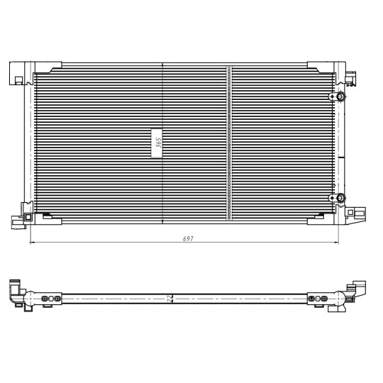 350449 Condenser, air conditioning
