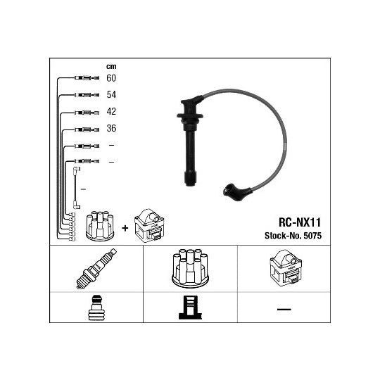 5075 Ignition Cable Kit