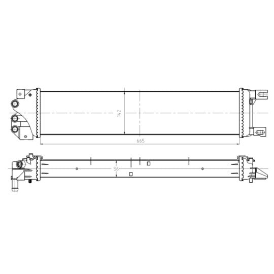 550026 Radiator, engine cooling