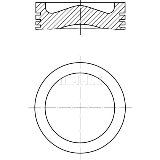 039 PI 00125 000 Piston