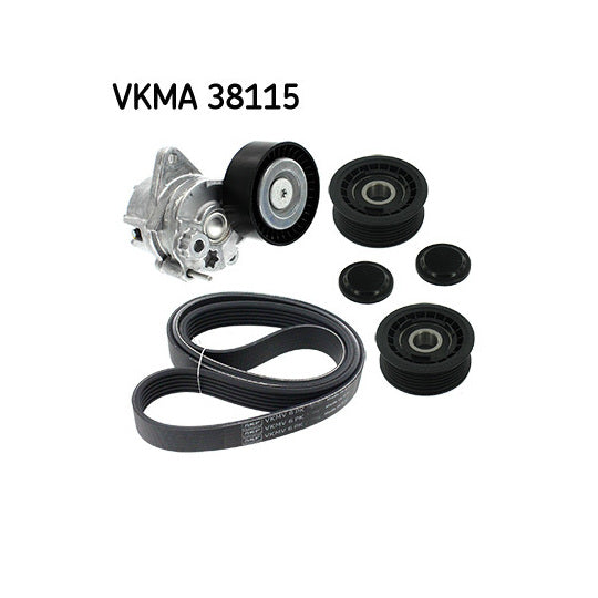 VKMA 38115 V-Ribbed Belt Set
