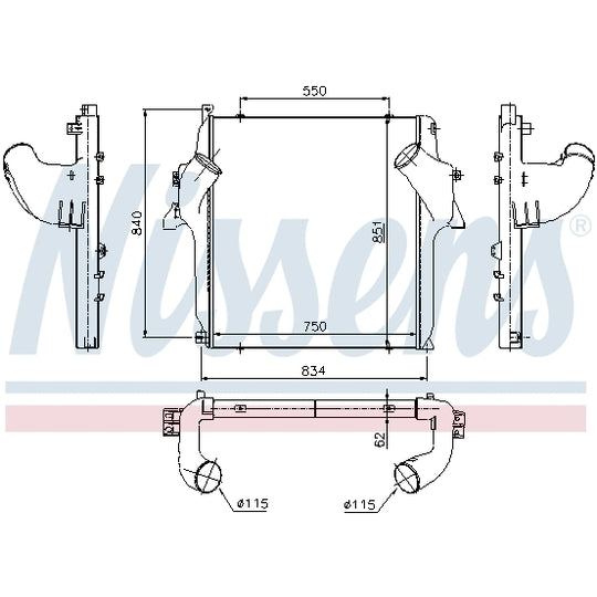 96972 Intercooler, charger