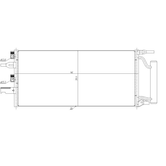 350475 Condenser, air conditioning