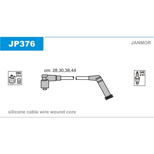 JP376 Ignition Cable Kit