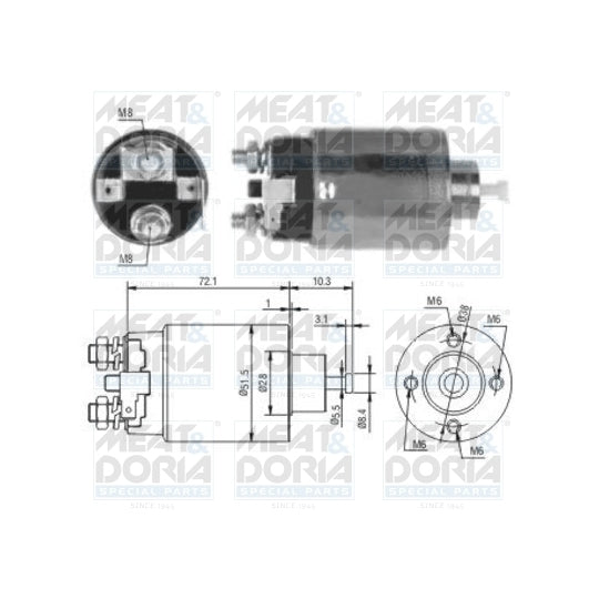 46124 Solenoid Switch, starter
