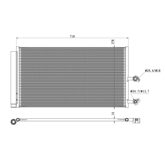 350450 Condenser, air conditioning