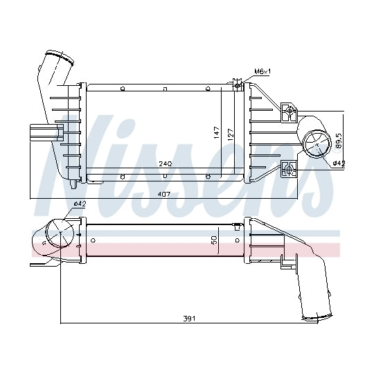 96863 Intercooler, charger