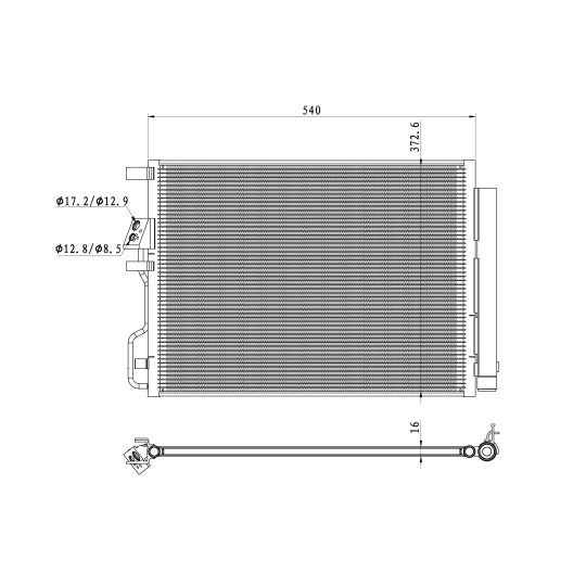 350501 Condenser, air conditioning