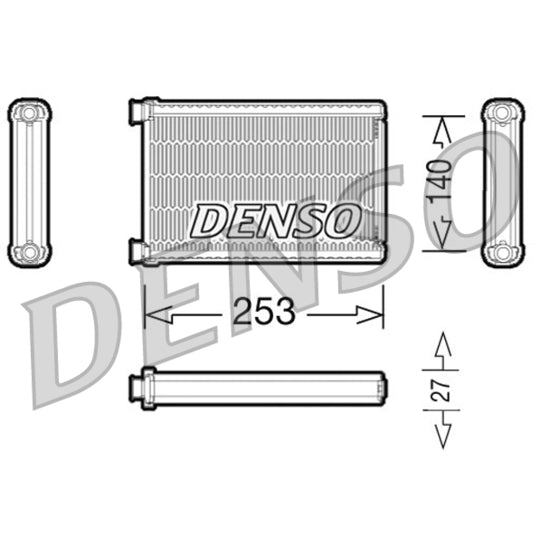 DRR05005 Heat Exchanger, interior heating