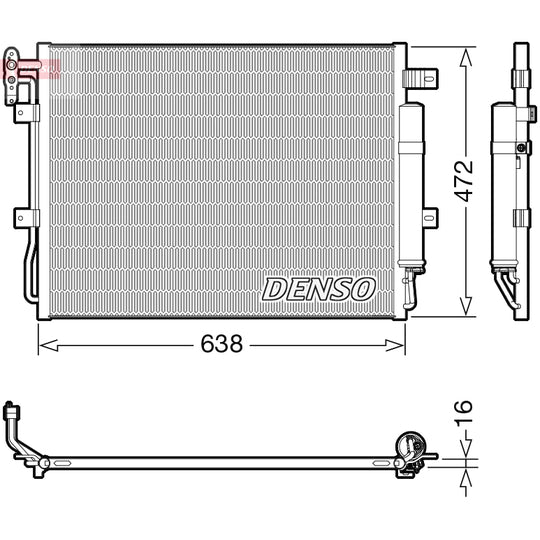 DCN14003 Condenser, air conditioning
