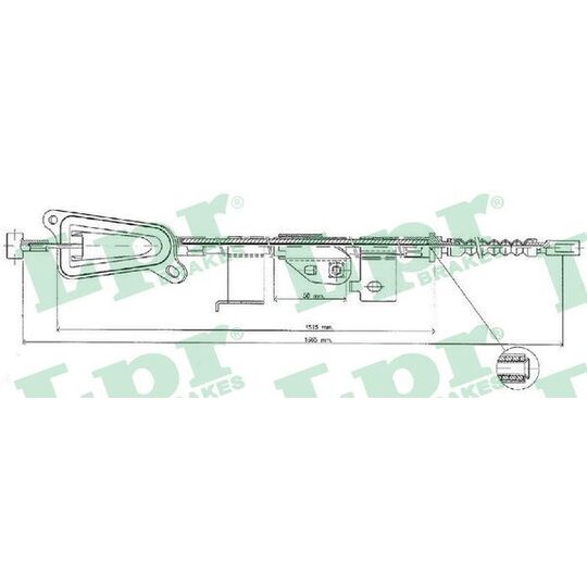 C0483B Cable, parking brake