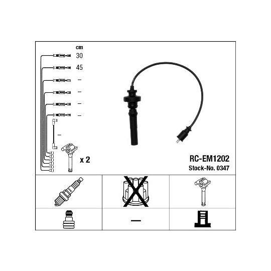 0347 Ignition Cable Kit