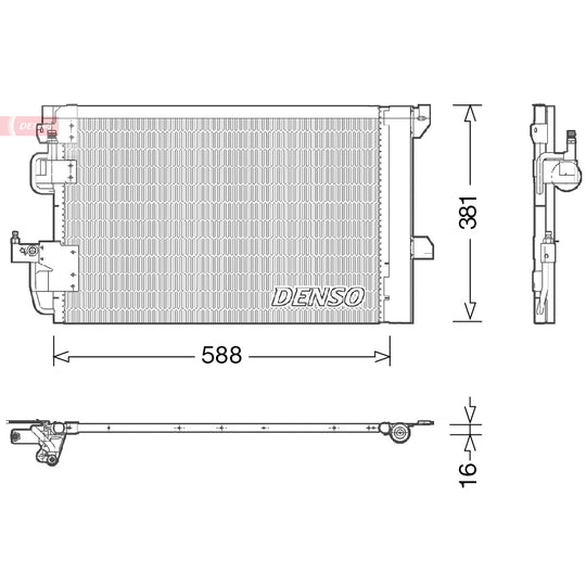 DCN20007 Condenser, air conditioning
