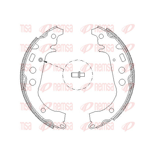 4101.00 Brake Shoe Set