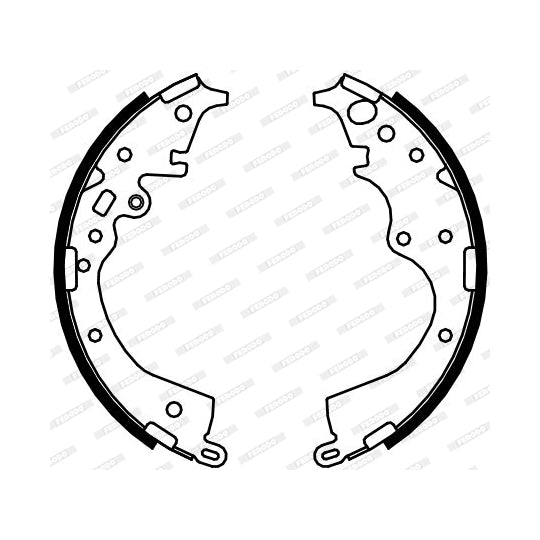 FSB4122 Brake Shoe Set