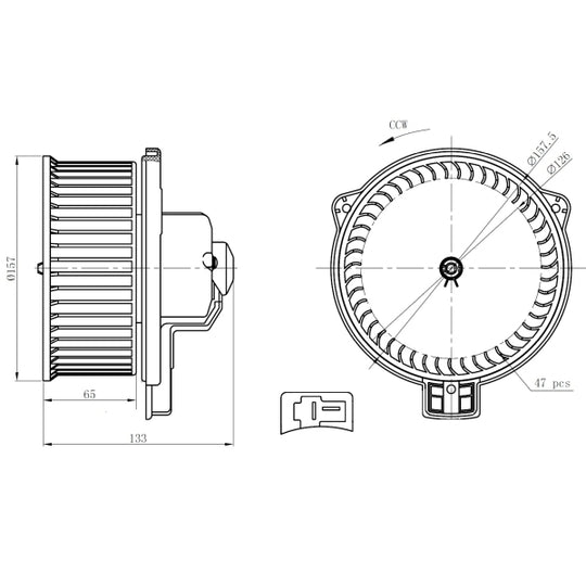 34291 Interior Blower