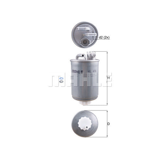 KL 476D Fuel filter