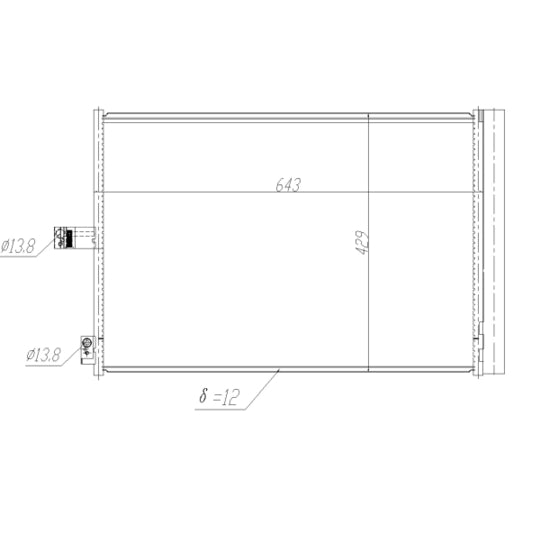 350457 Condenser, air conditioning