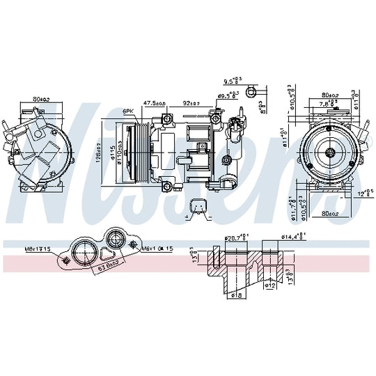 890606 Compressor, air conditioning