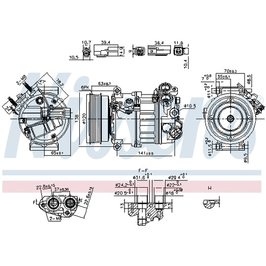 890593 Compressor, air conditioning