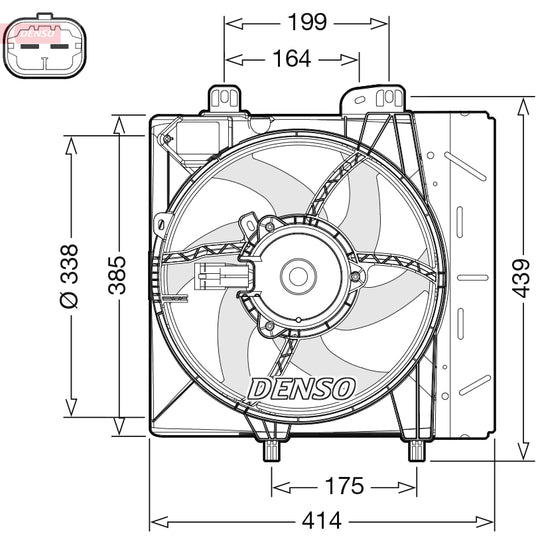 DER07011 Fan, radiator