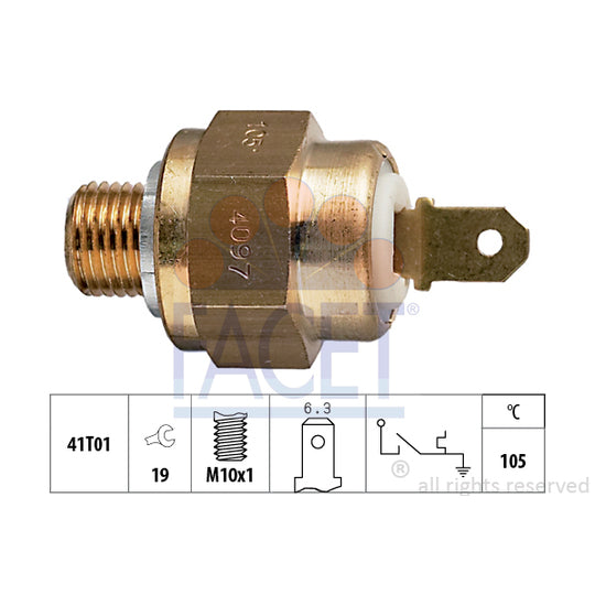 7.4097 Temperature Switch, coolant warning lamp