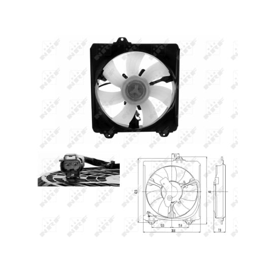 47695 Fan, radiator