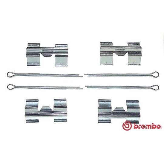 A 02 257 Accessory Kit, disc brake pad