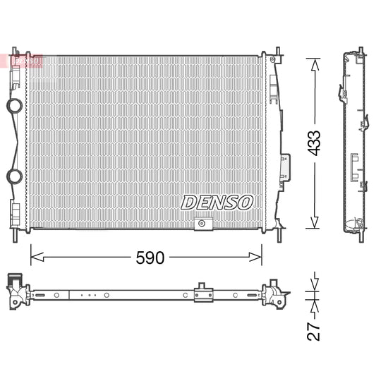 DRM46051 Radiator, engine cooling