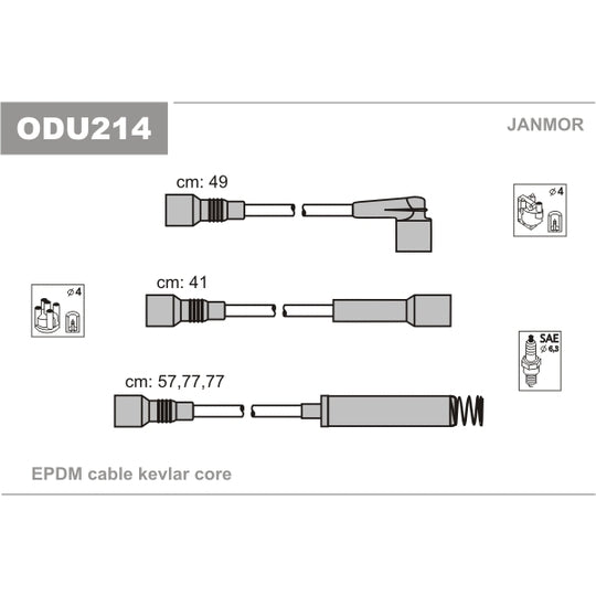 ODU214 Ignition Cable Kit