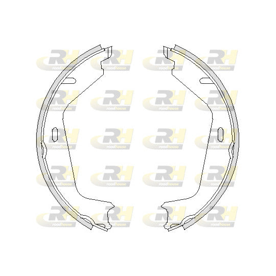 4726.00 Brake Shoe Set, parking brake