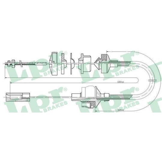 C0164C Clutch Cable