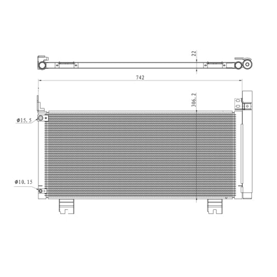 350488 Condenser, air conditioning