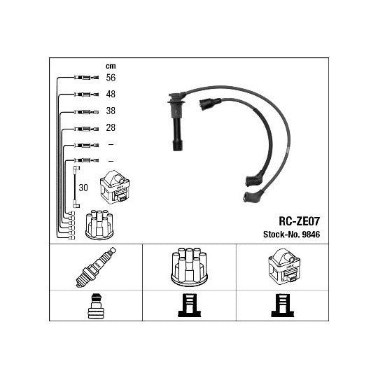 9846 Ignition Cable Kit
