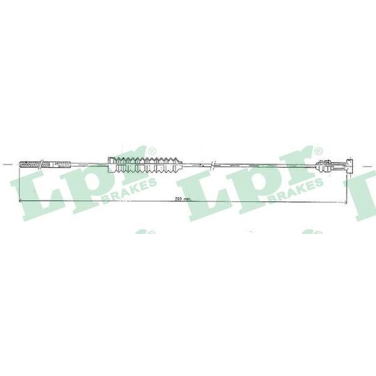 C0869B Cable, parking brake