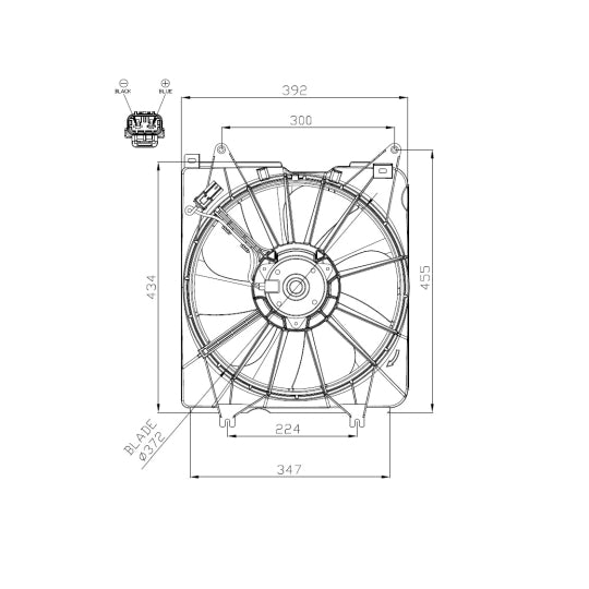 47935 Fan, radiator