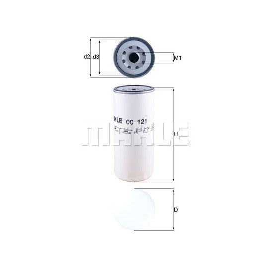 OC 121 Oil filter