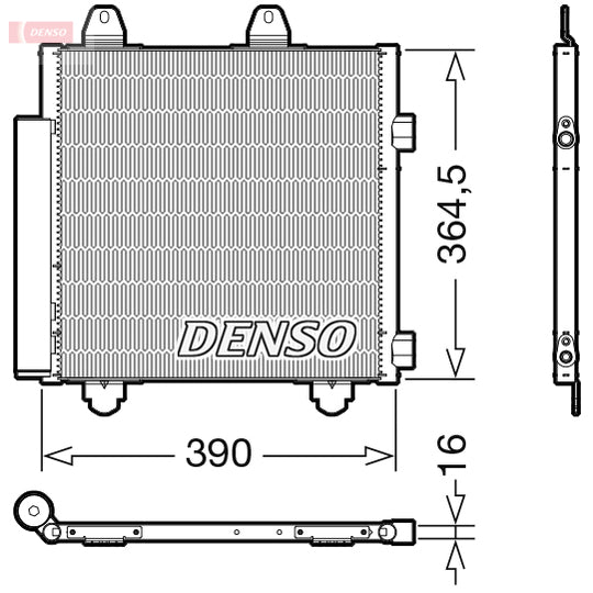 DCN21033 Condenser, air conditioning