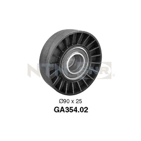 GA354.02 Deflection/Guide Pulley, v-ribbed belt