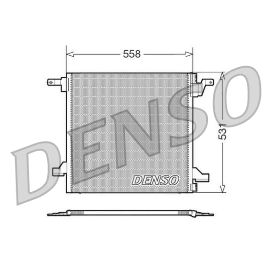 DCN17022 Condenser, air conditioning