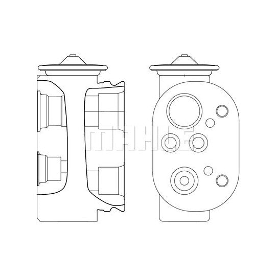 AVE 4 000S Expansion Valve, air conditioning