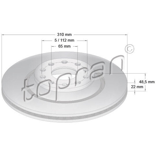 110 418 Brake disk
