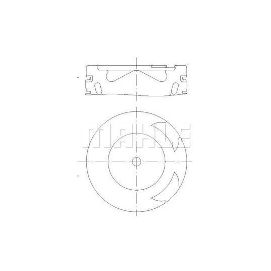 001 PI 00186 000 Piston