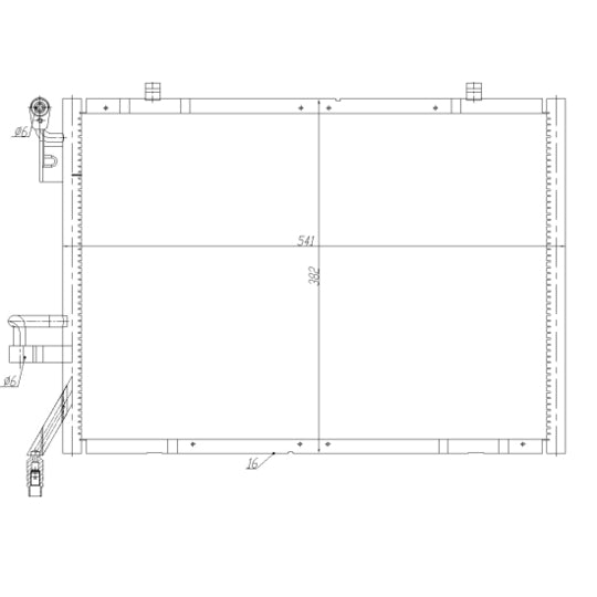 350483 Condenser, air conditioning