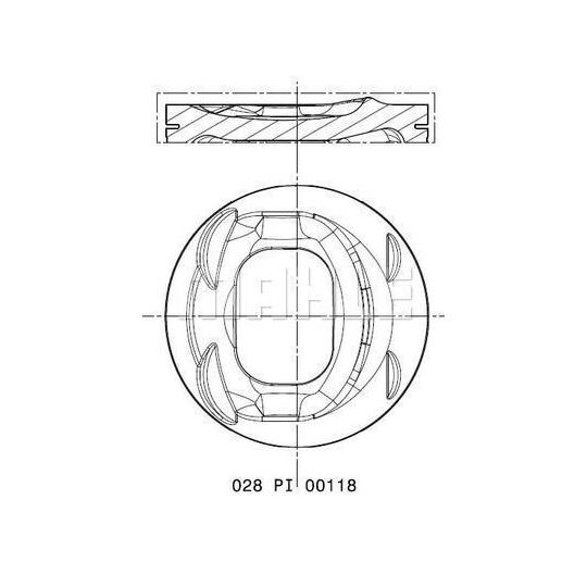 028 PI 00118 002 Piston