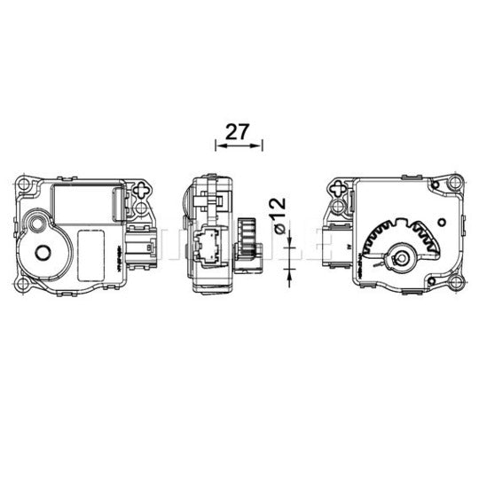 AA 59 000P Control, blending flap
