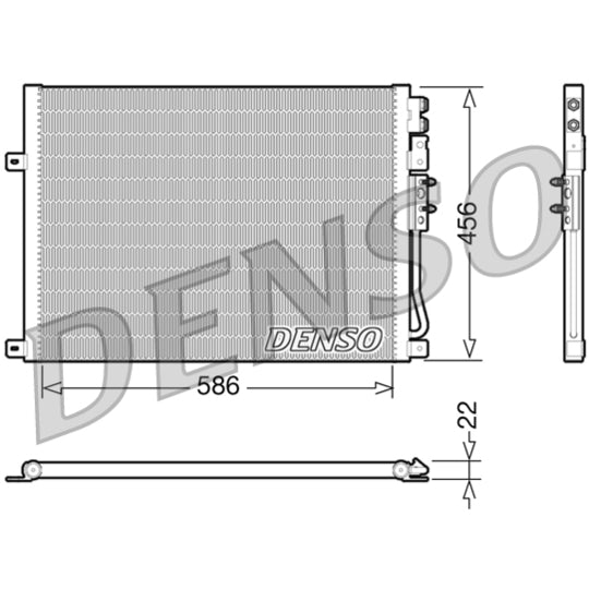 DCN06009 Condenser, air conditioning